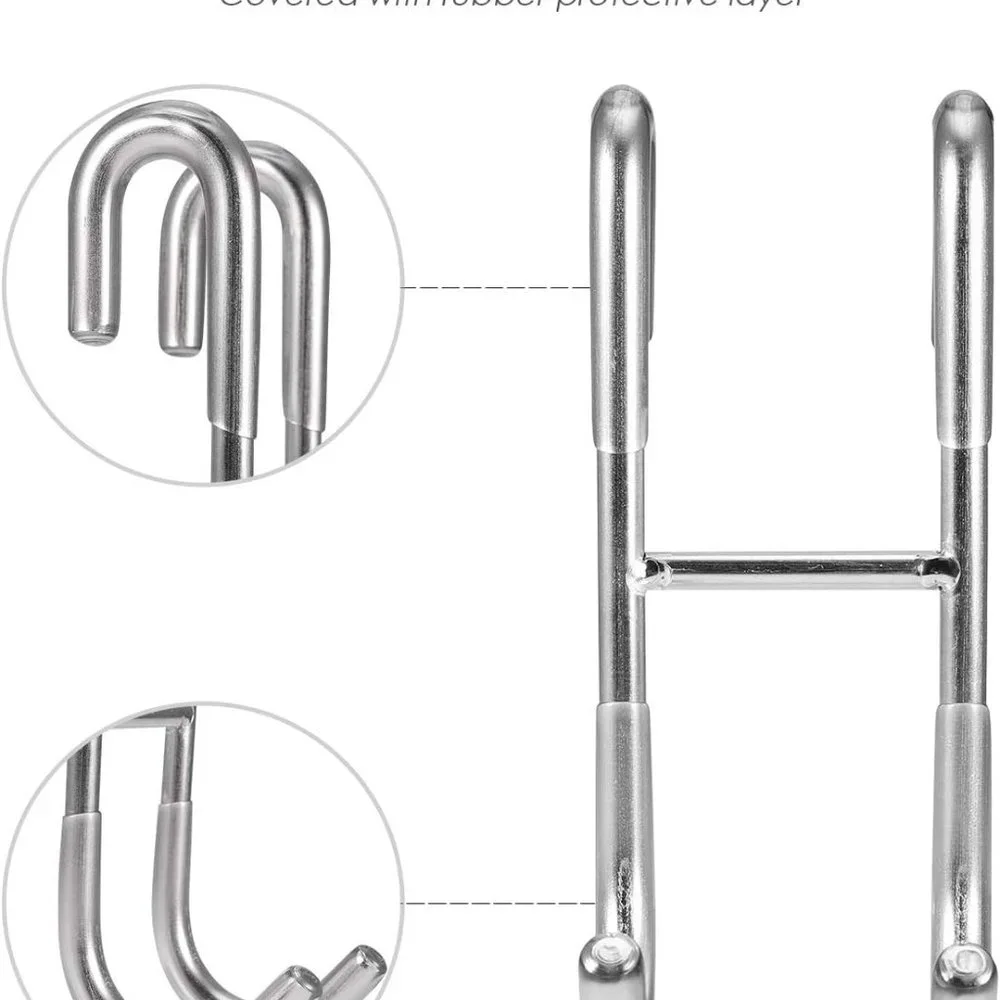 Shower Door Hooks (2-Pack), Towel Hooks